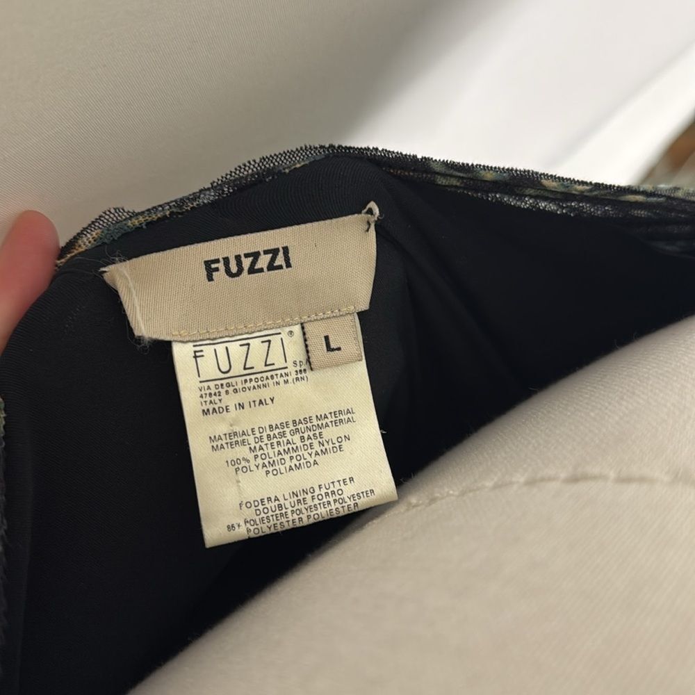 Fuzzi Black Multi Color Wrap Front Mesh Dress - image 4